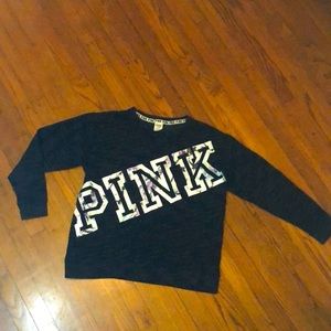 Grey/black PINK sweater